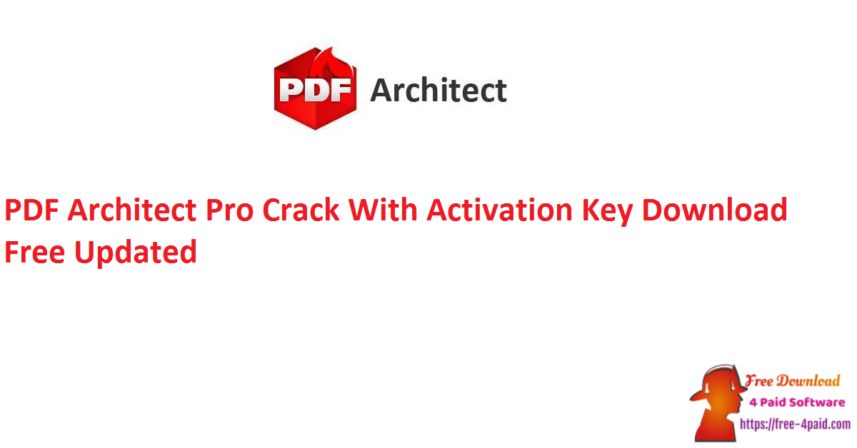 pdf architect 4 activation key